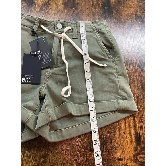 Paige Christy Utility Drawstring Shorts Size 24 - Picture 12 of 15